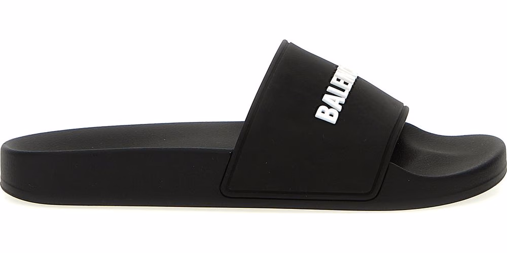 Balenciaga Bicolor Plastic Slides