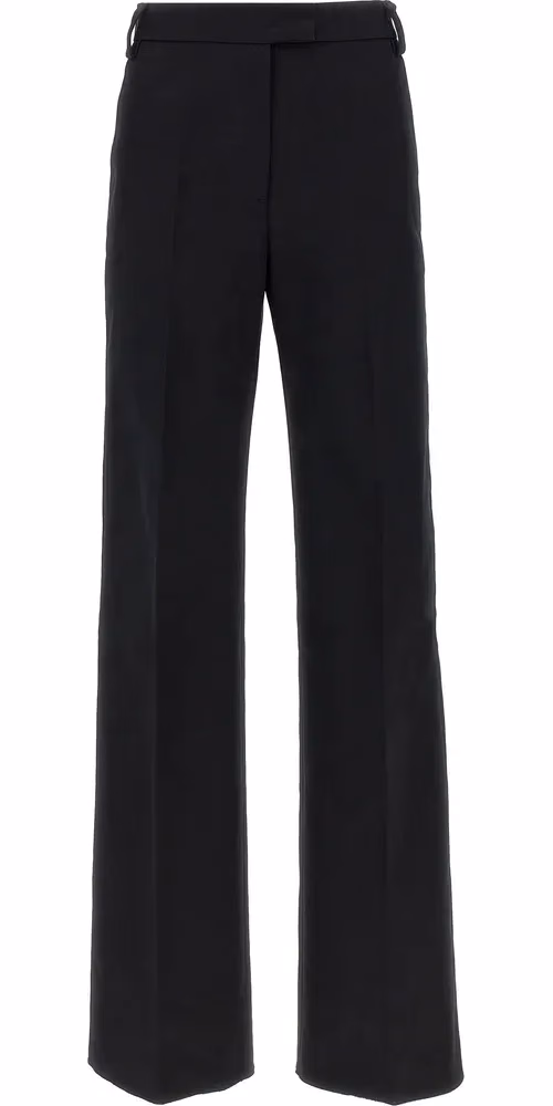 THELATEST Black Cotton Casual Pants