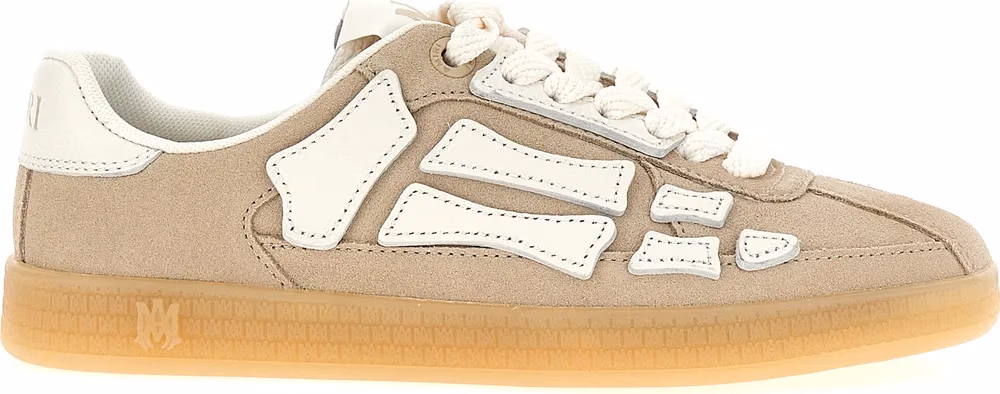 Amiri Beige Cowhide Sneakers