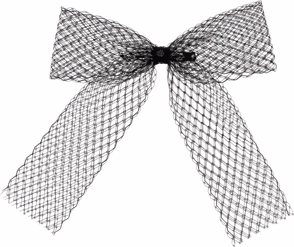 Maison Michel Black Polyester Hair Clip