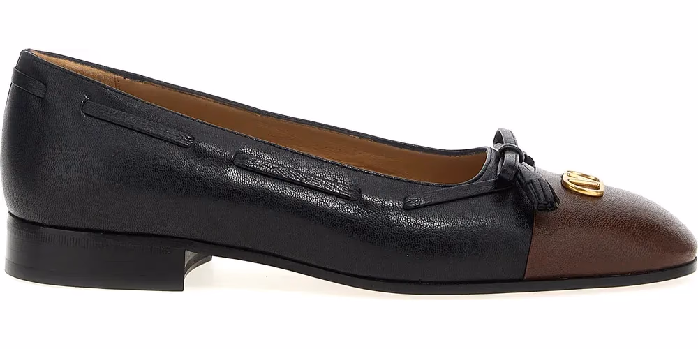 Valentino Garavani Multicolor Calfskin Ballet Flats