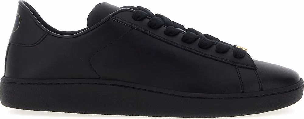 Valentino Garavani Black Calfskin Low Top Sneakers
