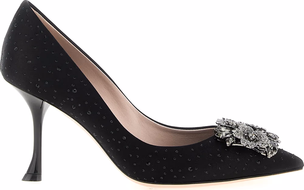 Roger Vivier Black Viscose High Heel Pumps
