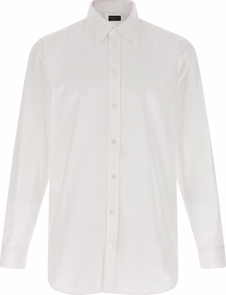 Balenciaga White Cotton Blouse