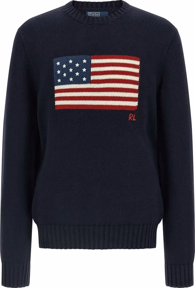 Polo Ralph Lauren Blue Cotton Cardigan
