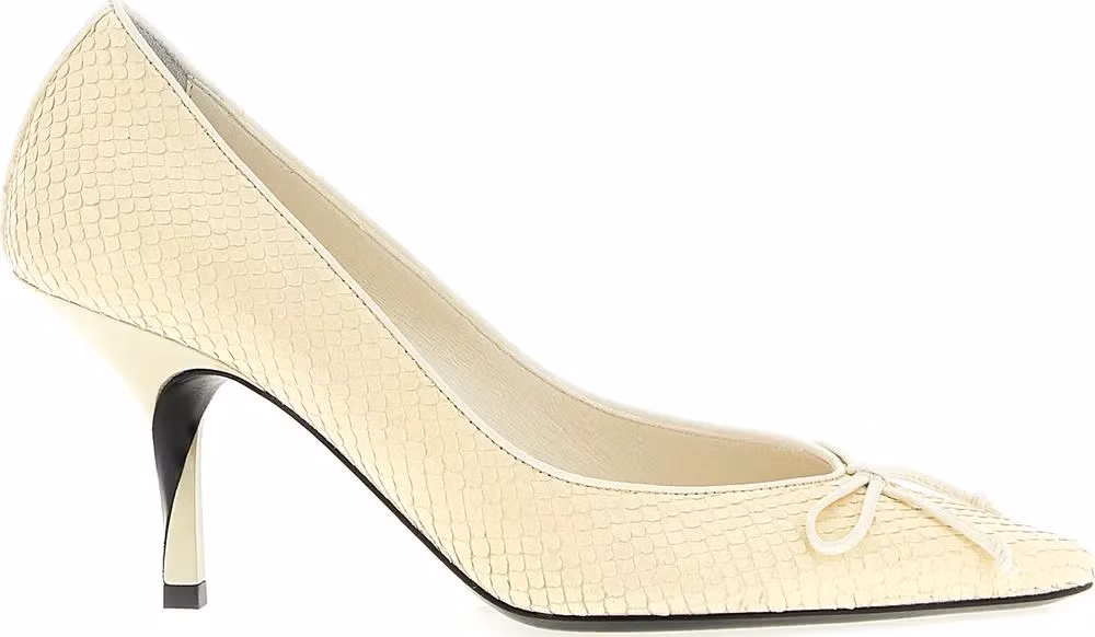 Jacquemus Beige Calfskin High Heel Pumps