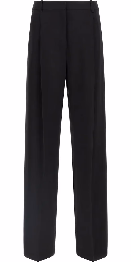 Elisabetta Franchi Black Polyester Casual Pants