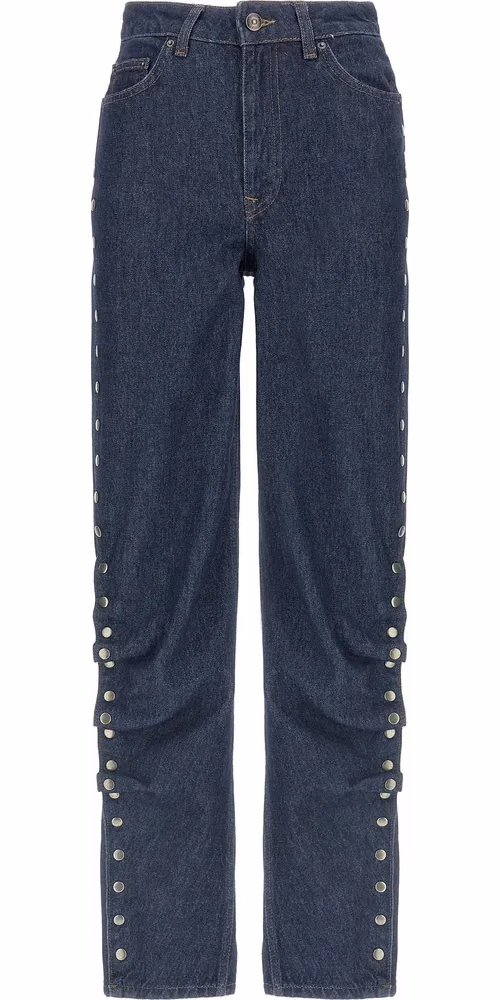 ROTATE BIRGER CHRISTENSEN Blue Cotton Jeans Denim