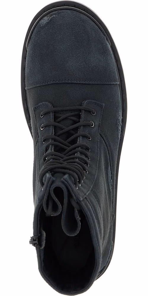 Balenciaga Black Cotton Chelsea Boots