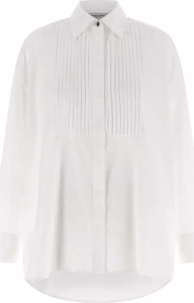 Golden Goose White Cotton Blouse