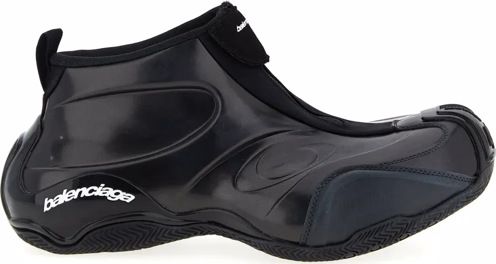 Balenciaga Black Polyester Athletic Sneakers