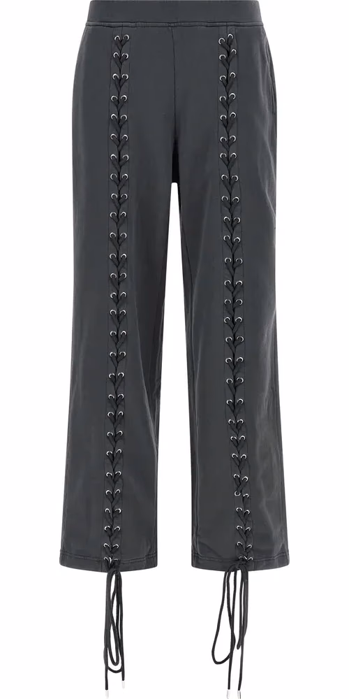ROTATE BIRGER CHRISTENSEN Gray Cotton Casual Pants