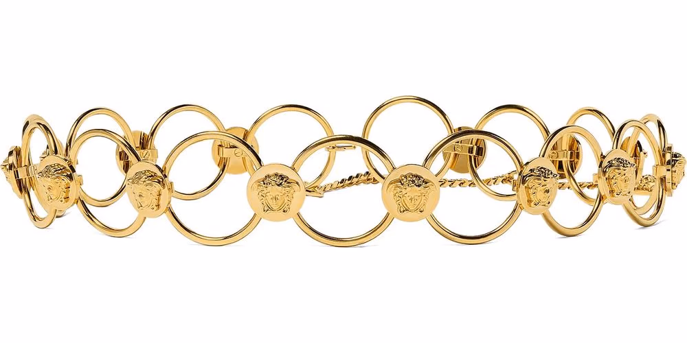 Versace Gold Brass Belt