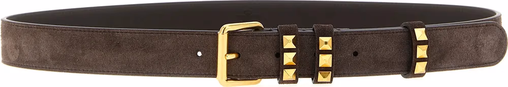 Valentino Garavani Brown Cowhide Belt