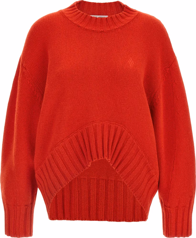 The Attico Multicolor Virgin Wool Cardigan