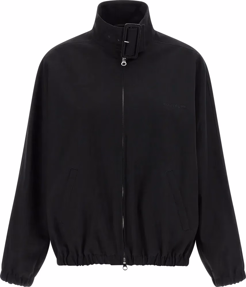 Courrèges Black Cotton Bomber