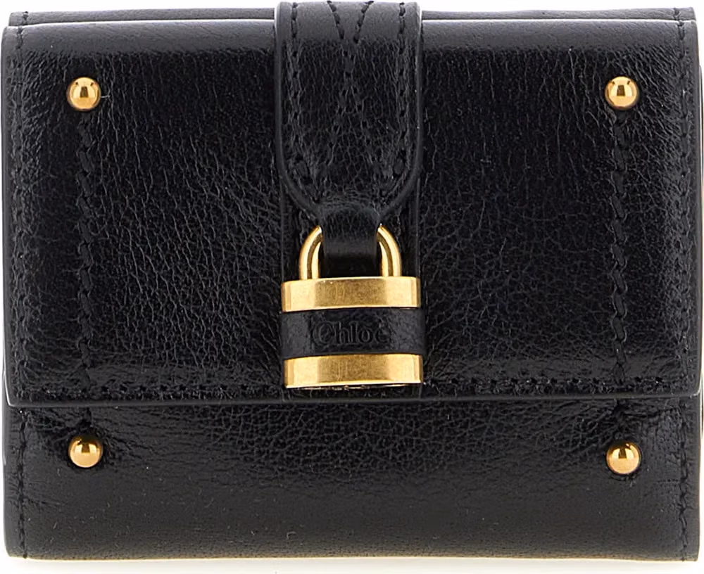 Chloé Black Buffalo Leather Cardholder