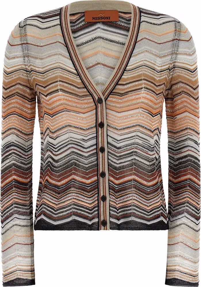 Missoni Brown Viscose Cardigan