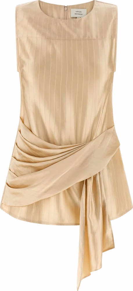 Loulou De Saison Beige Viscose Shirt
