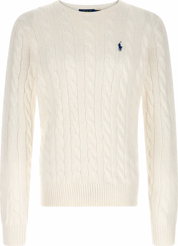 Polo Ralph Lauren White Cotton Cardigan