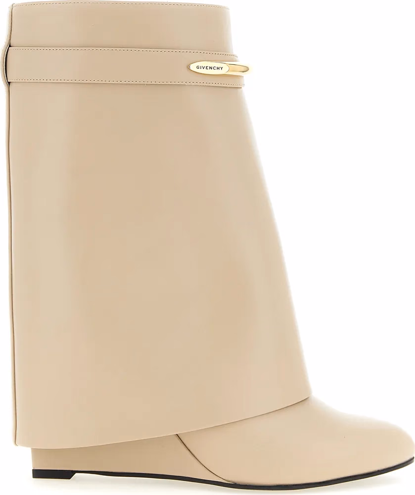 Givenchy Beige Calfskin Ankle Boots