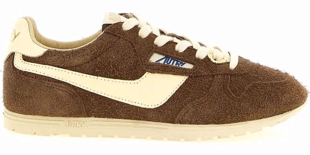 Autry Brown Cowhide Athletic Sneakers