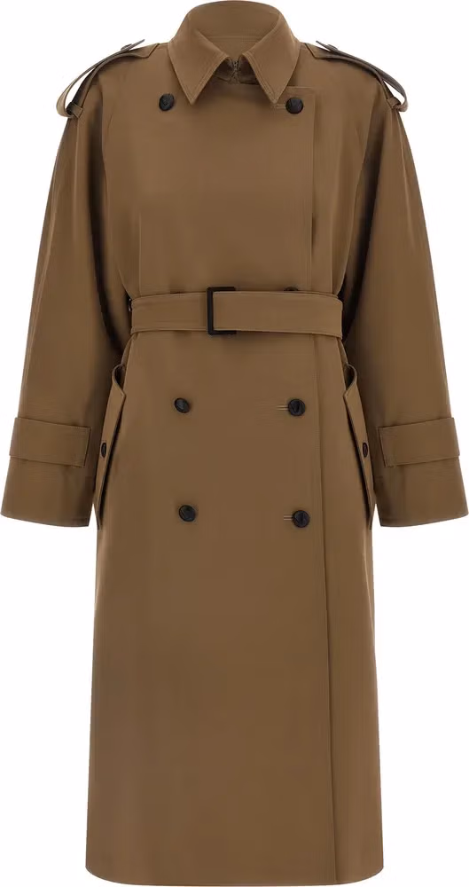Max Mara Brown Virgin Wool Coat
