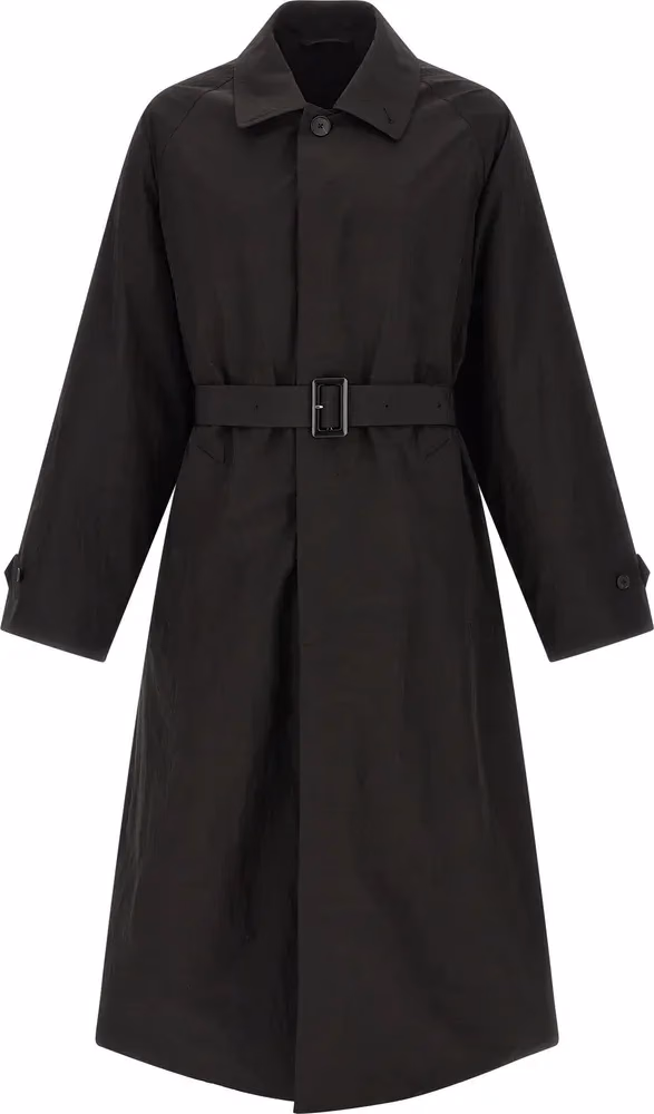 SSSTEIN Black Polyester Coat