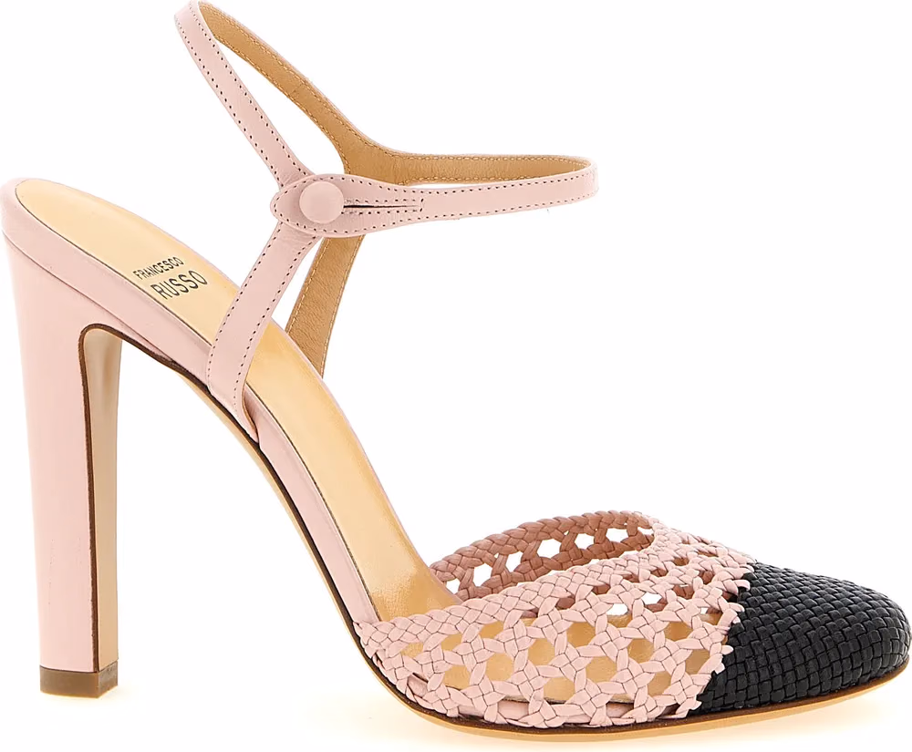 Francesco Russo Multicolor Goatskin High Heel Pumps
