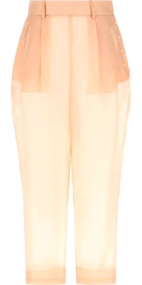 MAISON JEJIA Multicolor Silk Casual Pants