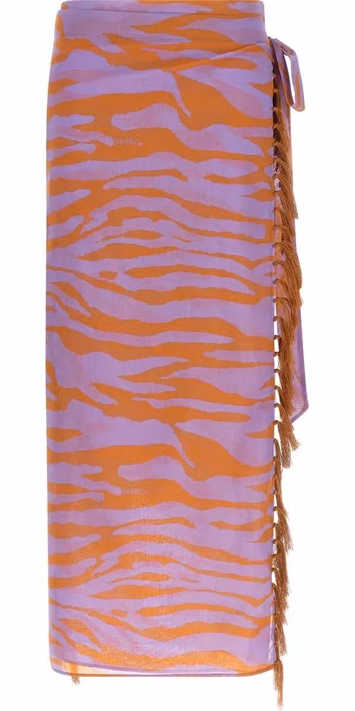 The Attico Purple Cotton Skirt