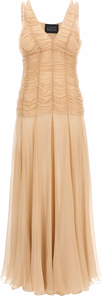 Giovanni Bedin Multicolor Silk Long Dress