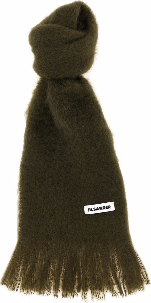 Jil Sander Bicolor Wool Scarf