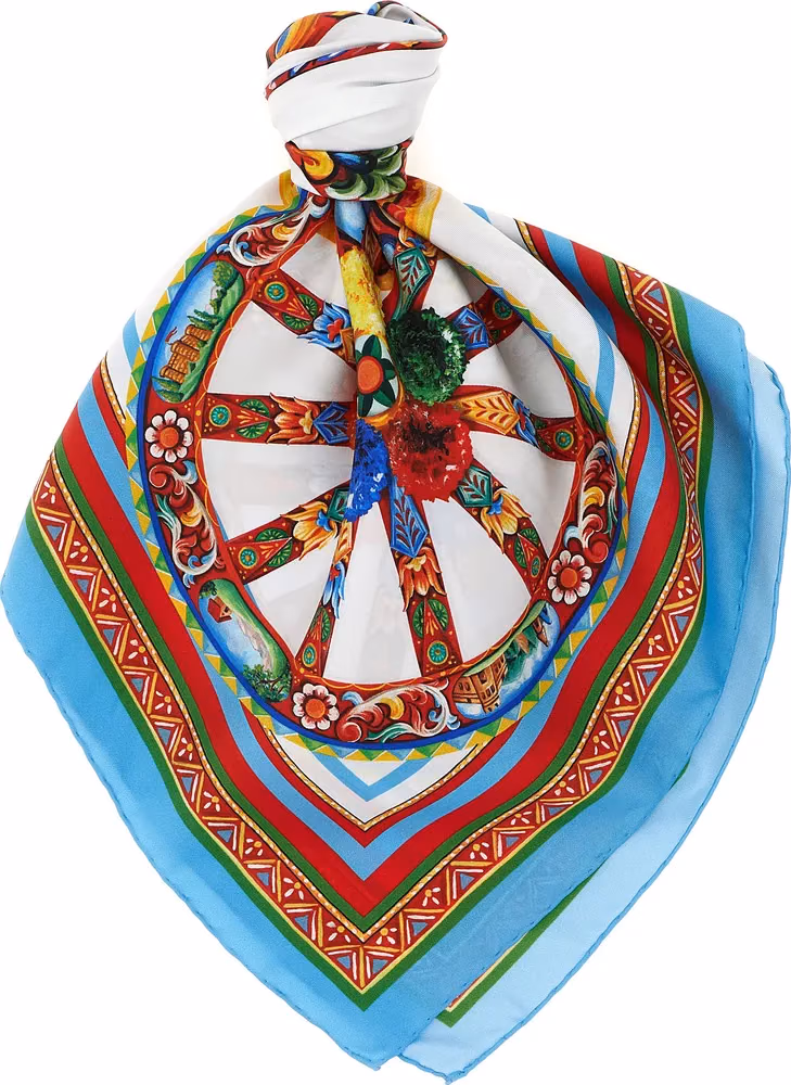 Dolce & Gabbana Multicolor Silk Foulard