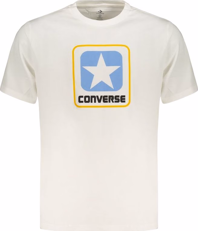 Converse White Cotton Men's T-Shirt