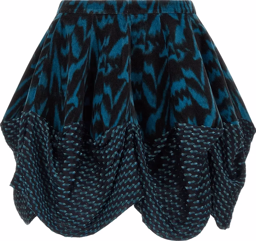 Kiko Kostadinov Multicolor Cotton Long Skirt
