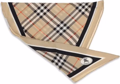 Burberry Beige Silk Scarf