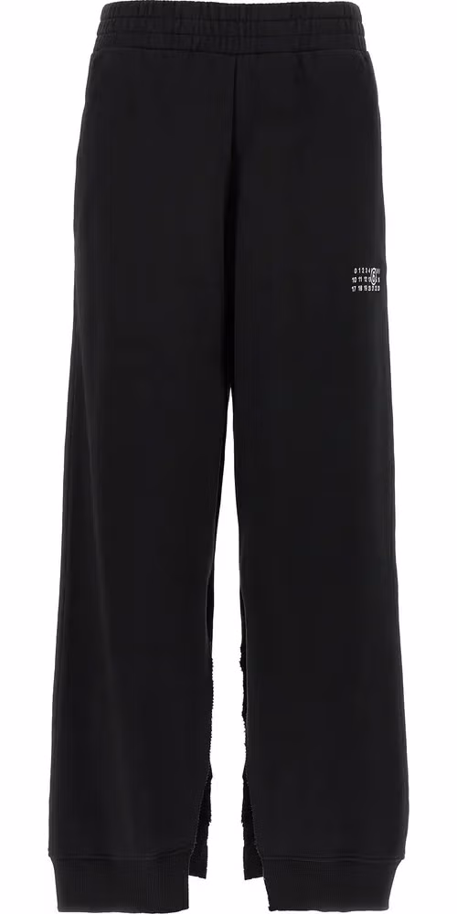 MM6 Maison Margiela Black Cotton Joggers (Workout Pants)