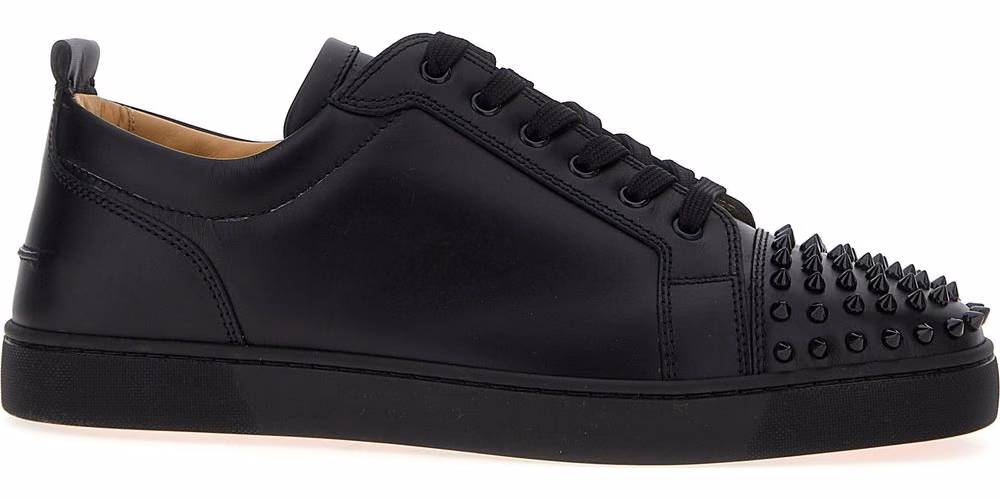 Christian Louboutin Black Calfskin Low Top Sneakers
