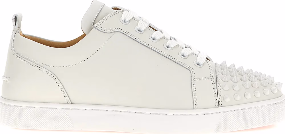 Christian Louboutin White Calfskin Low Top Sneakers