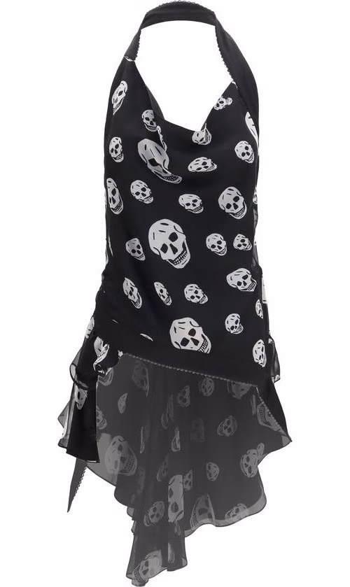 Alexander McQueen Black Silk Shirt