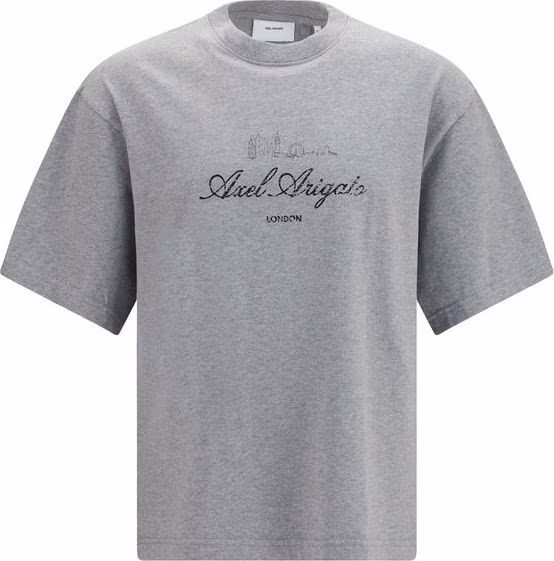 Axel Arigato Gray Cotton T-Shirt
