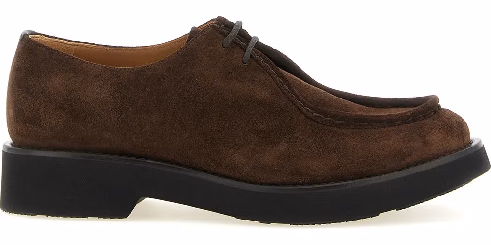 Church's Brown Calfskin Oxfords And Derbies