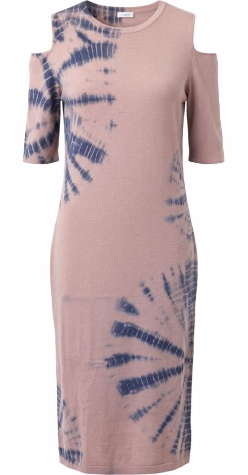 Malo Purple Cotton Women Dress