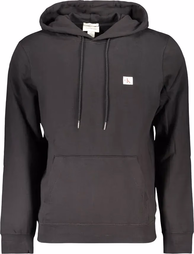 Calvin Klein Black Cotton Men Hoodie