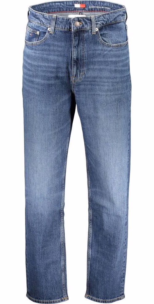 Tommy Hilfiger Blue Cotton Men's Jean Refined with Tapered Silhouette