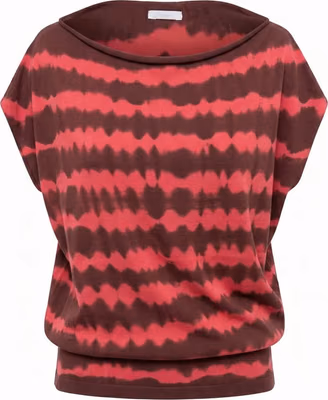 Brown Cotton Women T-Shirt