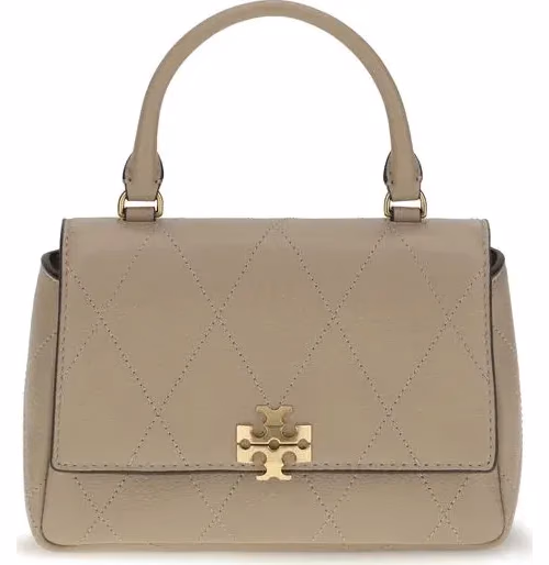 Tory Burch Beige Calf Leather Bos Taurus Wallet