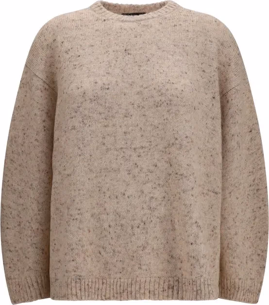 Fabiana Filippi Beige Wool Oves Aries Sweatshirt
