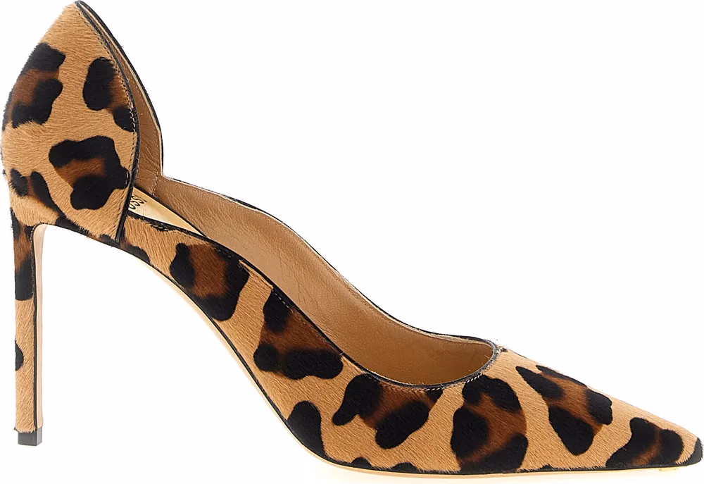 Francesco Russo Multicolor Goatskin High Heel Pumps